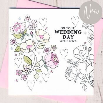 Wedding Flowers Card