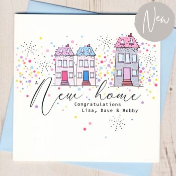 Personalised New Home Card