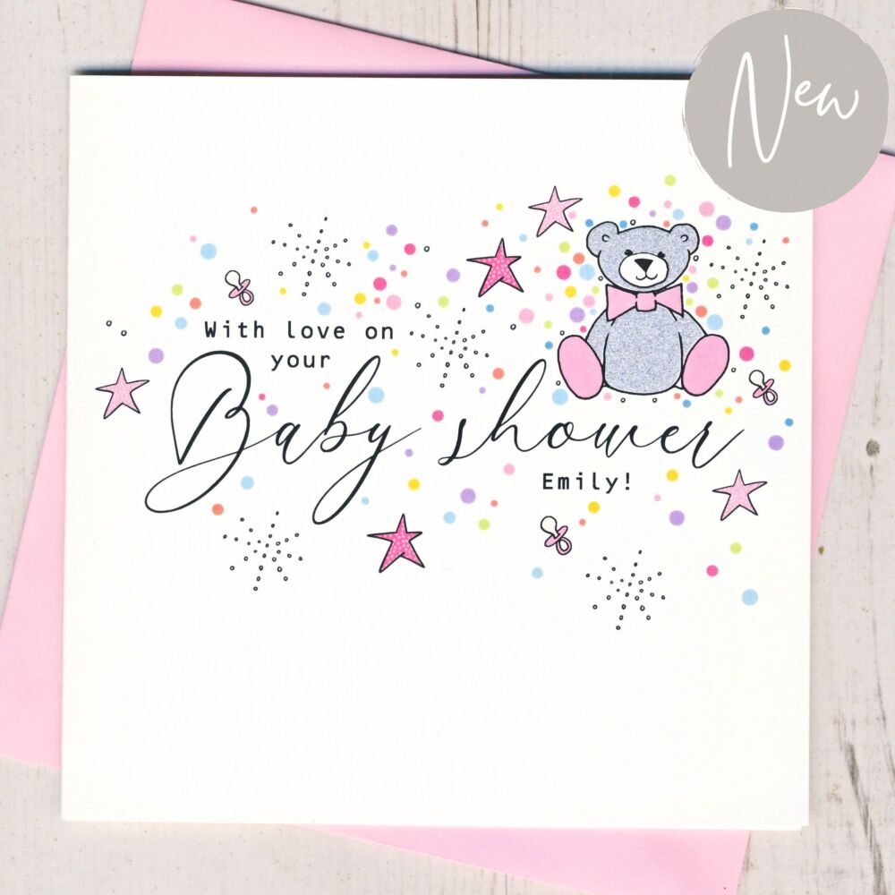 <!-- 002 -->Personalised Baby Shower Card