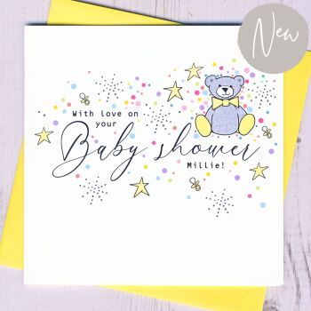 Personalised Baby Shower Card