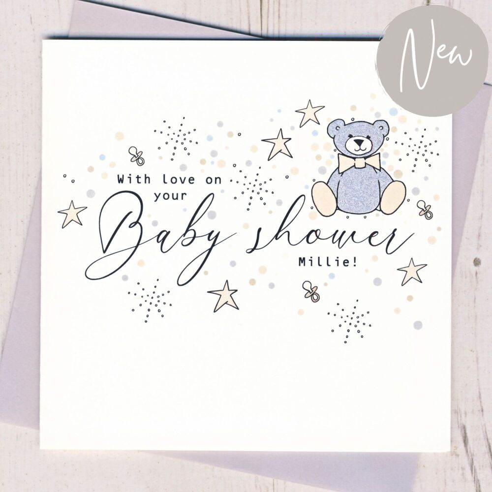 <!-- 004 -->Personalised Baby Shower Card