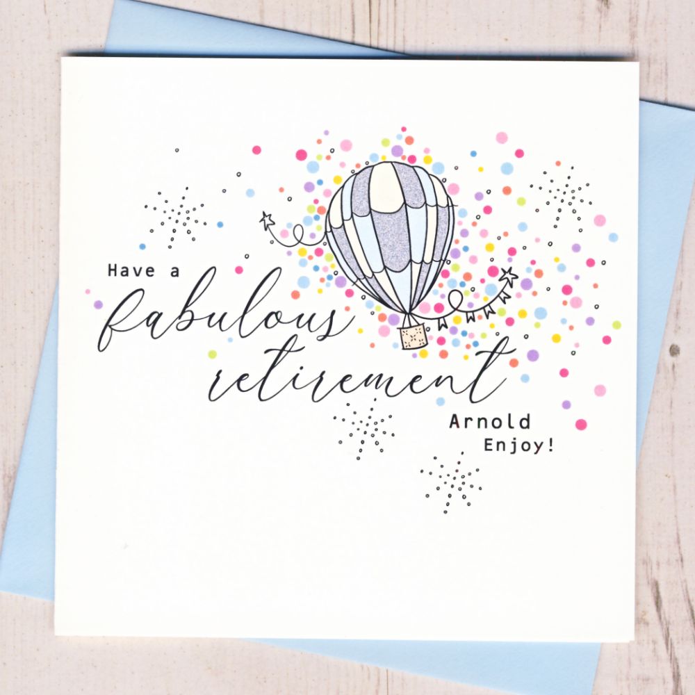 Personalised Retirement Cards
