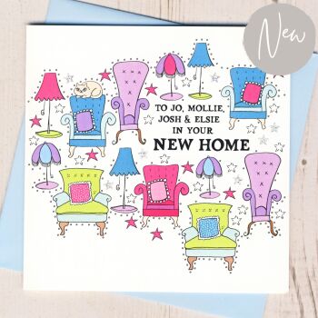 Personalised New Home Card