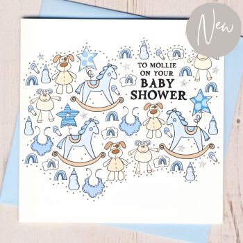 Personalised Baby Shower Card