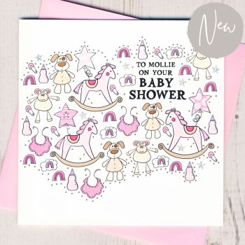 Personalised Baby Shower Card