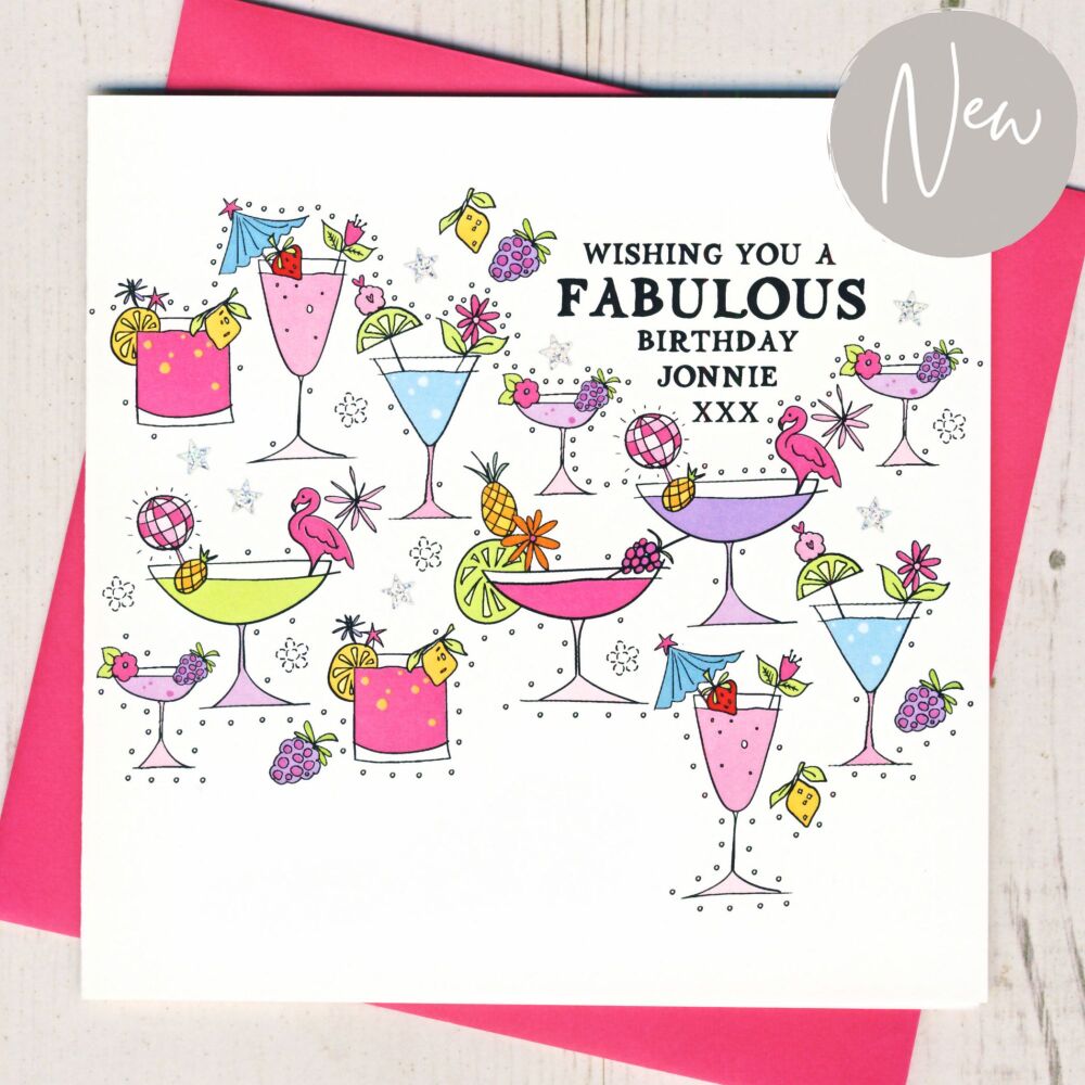 <!-- 036 --> Personalised Fabulous Birthday Card
