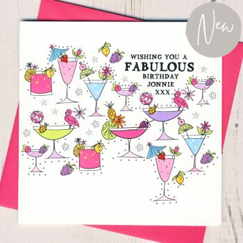  Personalised Fabulous Birthday Card
