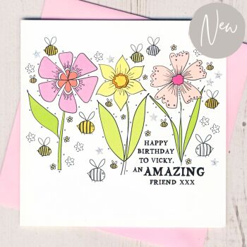  Personalised Friend Birthday Card