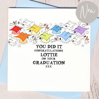  Personalised Graduation Card