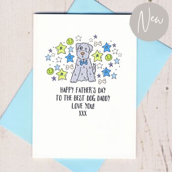 Happy Father's Day To The Best Dog Daddy Card