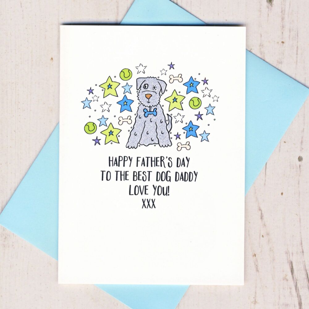  Happy Father's Day To The Best Dog Daddy Card