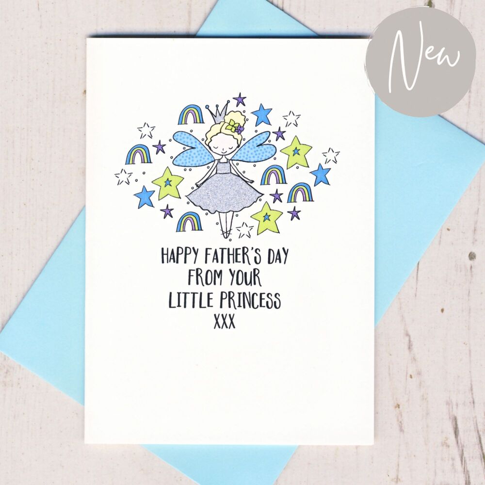 <!-- 003 -->    Happy Father's Day From Your Little Princess Card