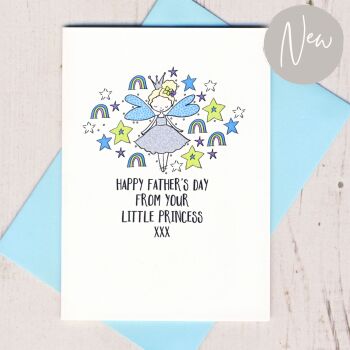     Happy Father's Day From Your Little Princess Card