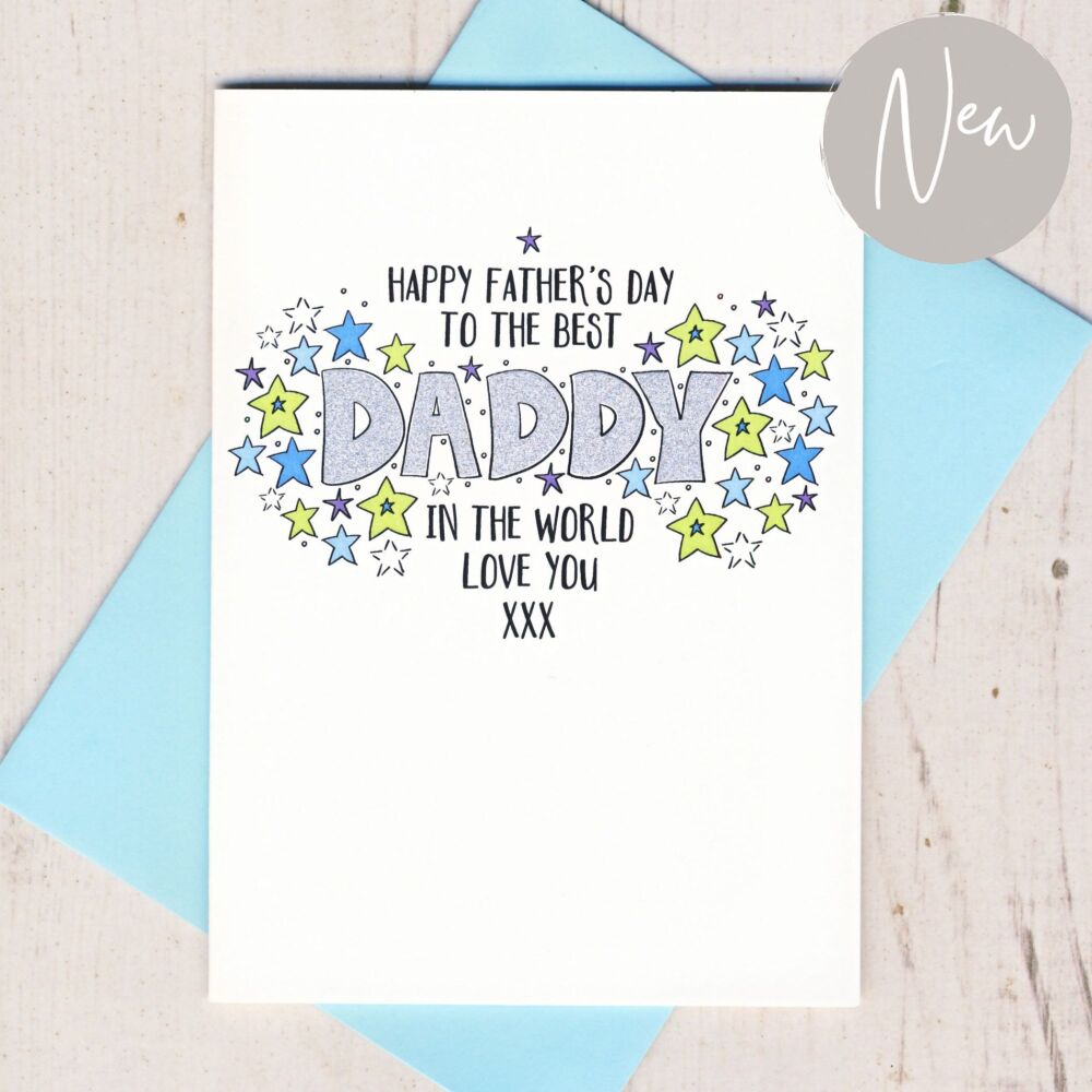 <!-- 003 -->      Happy Father's Day Daddy Card