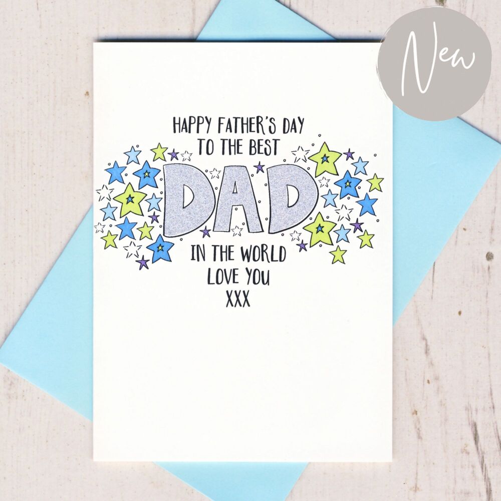 <!-- 003 -->        Happy Father's Day Dad Card