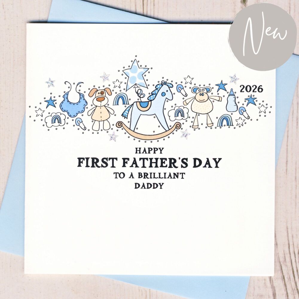 <!-- 002 -->Happy First Father's Day Card