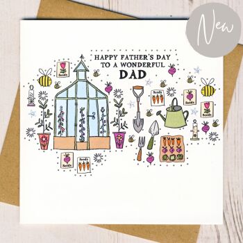      Happy Father's Day Gardening Card