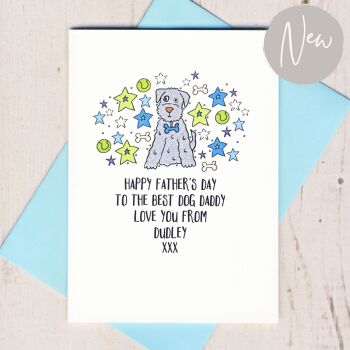  Personalised Happy Father's Day To The Best Dog Daddy Card