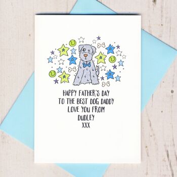  Personalised Happy Father's Day To The Best Dog Daddy Card