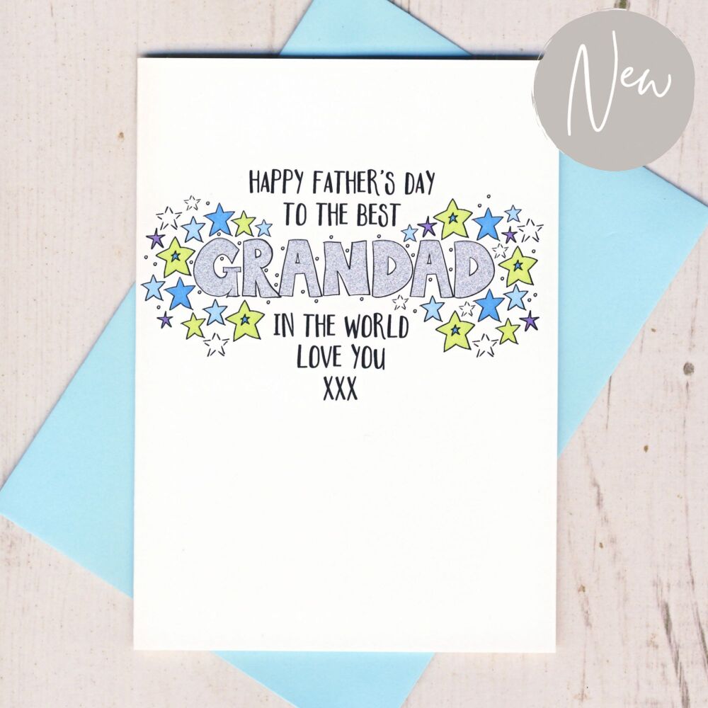 <!-- 003 -->  Happy Father's Day To The Best Grandad Card