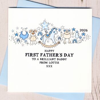 Personalised First Father's Day Card