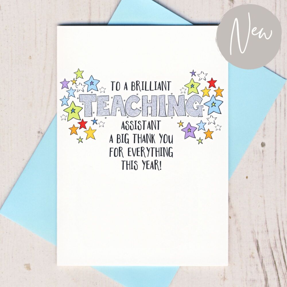 <!-- 041 -->  A Brilliant Teaching Assistant Thank You Card
