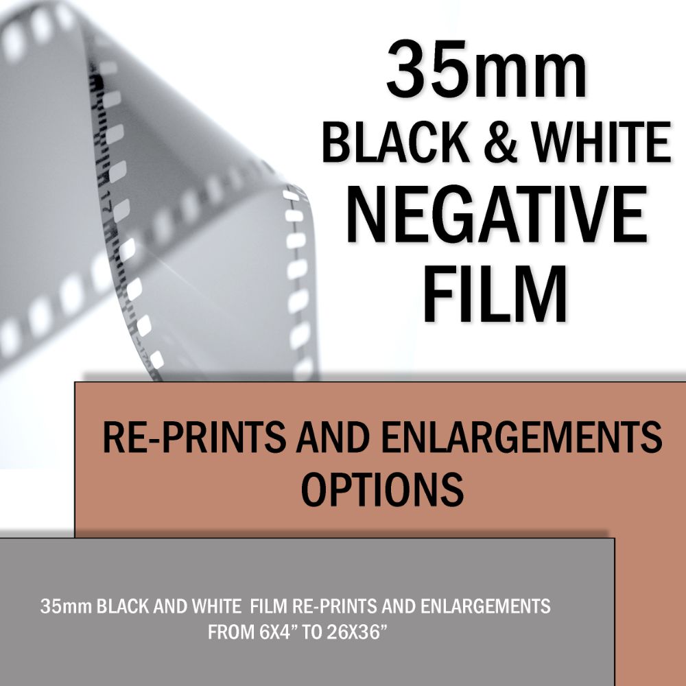 35mm Black and White Re-Prints & Enlargements