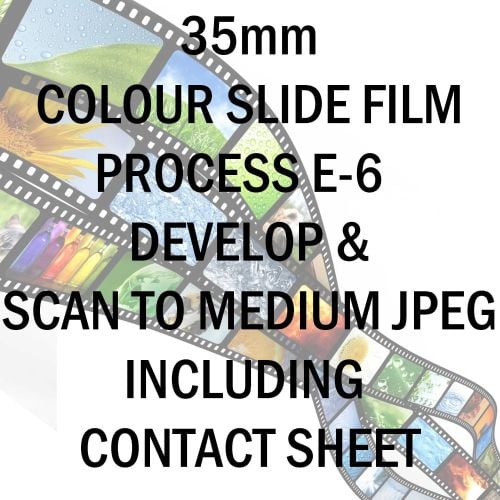 35mm COLOUR SLIDE FILM E-6 DEVELOP AND SCAN TO MEDIUM JPEG C-D INC 10X8 CON