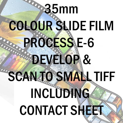 35mm COLOUR SLIDE FILM E-6 DEVELOP AND SCAN SMALL TIFF C-D INCLUDING 10X8 C