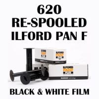 RE-SPOOLED 620 ILFORD PAN F BLACK AND WHITE FILM