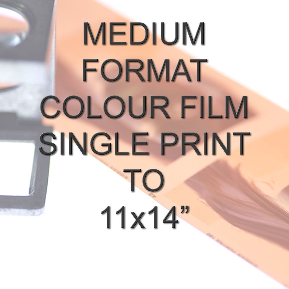 MEDIUM FORMAT COLOUR SINGLE PRINT 11X14