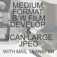 MEDIUM FORMAT B/W PROCESS  & SCAN TO LARGE JPEG WITH ELECTRONIC SEND