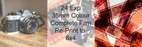 COMPLETE FILM RE-PRINT TO 6X4