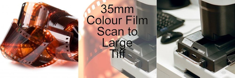 35mm COLOUR FILM PROCESS AND LARGE TIFF SCAN