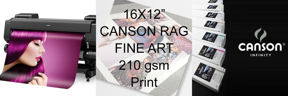 16x12" Canson Rag Fine Art Print 210 gsm