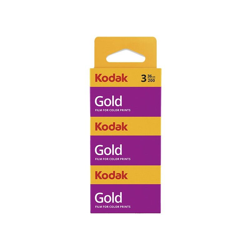 Kodak Gold Tripple pack 200 36 exp 35mm film