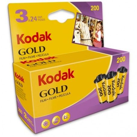 KODAK GOLD 200 24 EXP TRIPLE PACK
