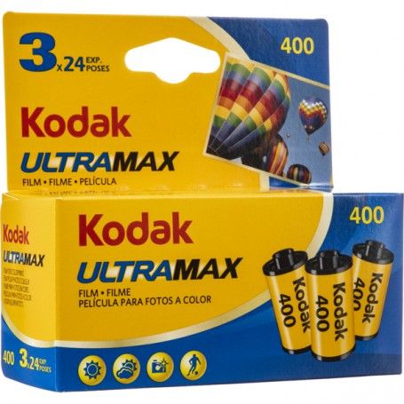 Kodak Ultramax 400 24 exp Tripple Pack