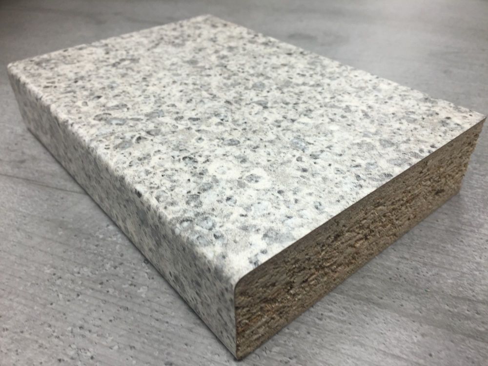 Bushboard Omega S101 Silver Pebblestone 3mtr Kitchen Worktop