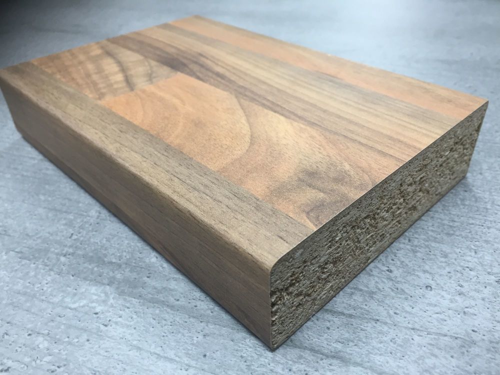Bushboard Options Warm Walnut Block 3mtr Kitchen Worktop