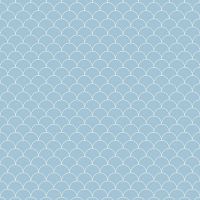 Showerwall SCA04 Scallop Blue - 2.4mtr Square Edged Wall Panel