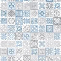 Showerwall SCA06 Victorian Blue - 2.4mtr Square Edged Wall Panel