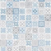 Showerwall SCA06 Victorian Blue - 2.4mtr Square Edged Wall Panel
