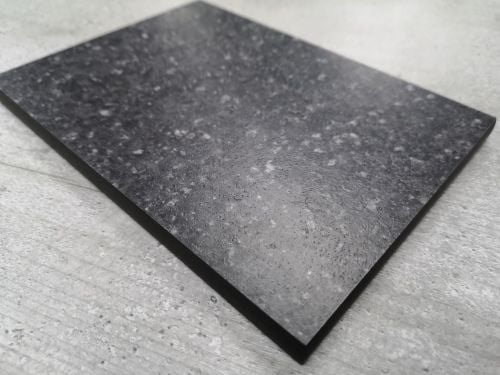 Bushboard Evolve Black Pebblestone - 3mtr Compact Solid Laminate Worktop