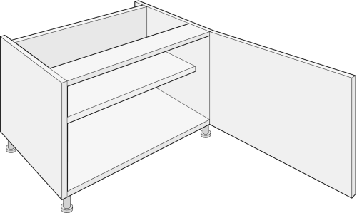 800mm Belfast Sink Base Unit