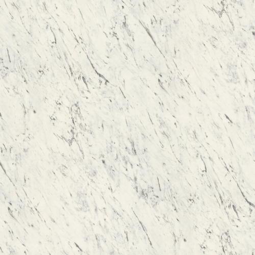 Egger F204 ST75 White Carrara Marble 2mtr Slimline Sq Edge Kitchen Worktop 