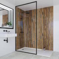Multipanel Linda Barker 9480 Salvaged Planked Elm Wall Panels 2400mmx1200mm Hydrolocked T&G