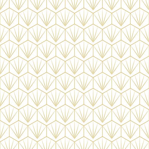 Showerwall SCA41 Deco Tile White Mustard  - 2.4mtr Square Edged Wall Panel