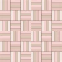 Showerwall SCA48 Square Parquet Marshmellow - 2.4mtr Square Edged Wall Panel