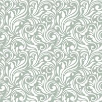 Showerwall SCA35 Victorian Floral Sage - 2.4mtr Square Edged Wall Panel